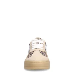 Manfield Suède leopard sneakers met details^DAMES Sneakers