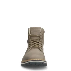 Manfield Taupe nubuck veterboots^Heren Boots