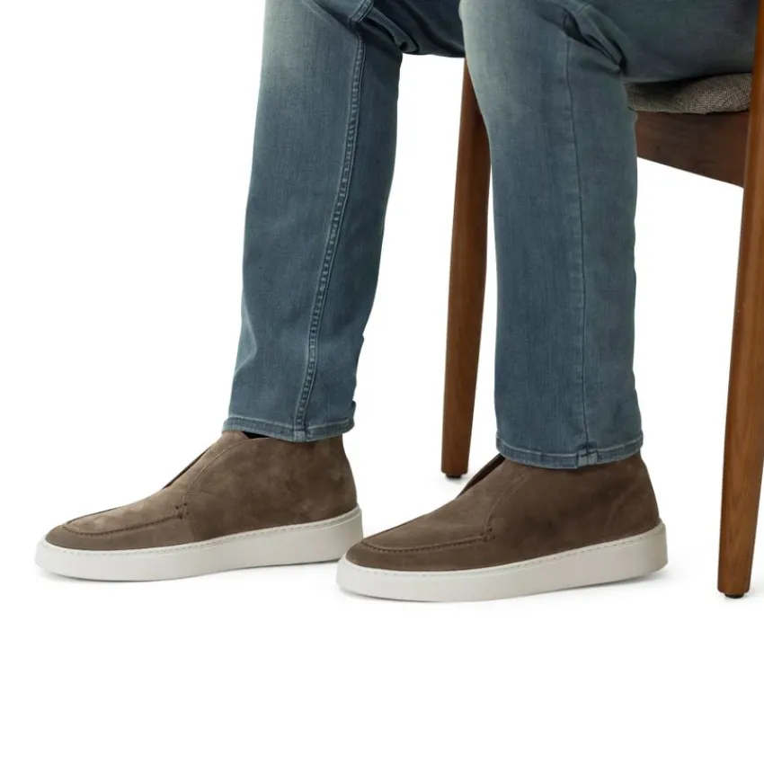 Manfield Taupe suède boots^Heren Boots