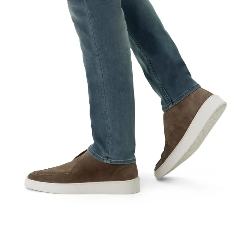 Manfield Taupe suède boots^Heren Boots