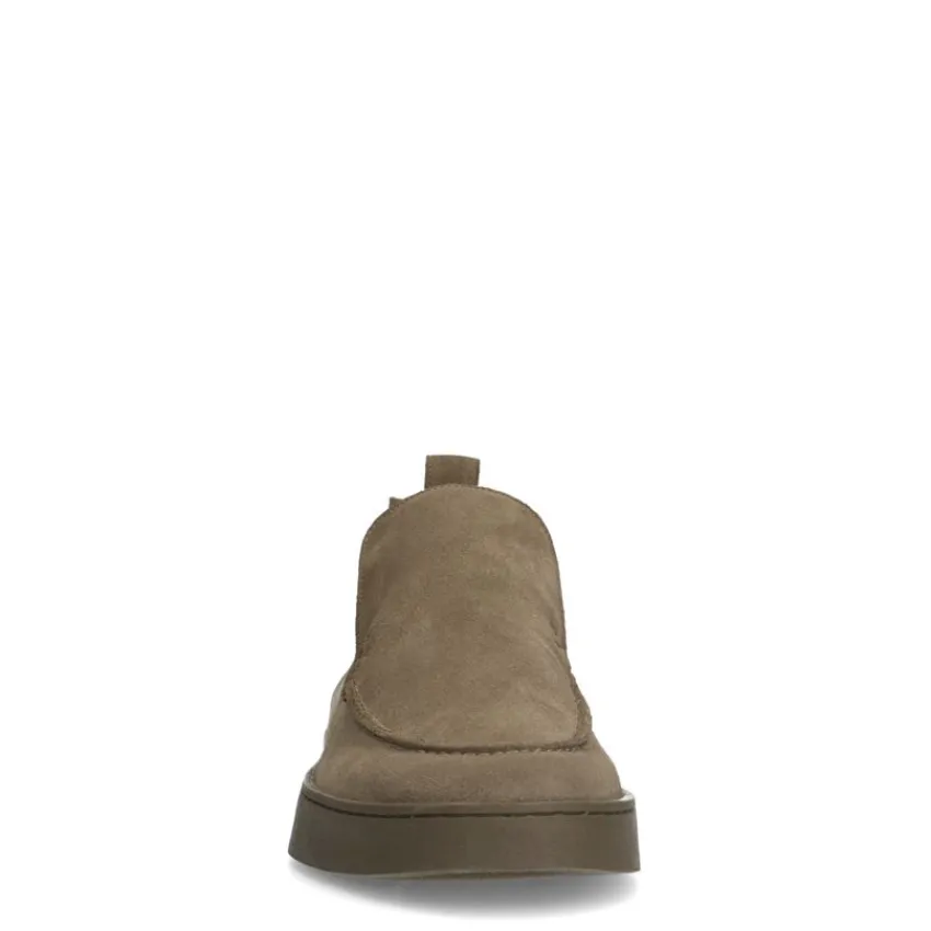 Manfield Taupe suède boots^Heren Boots