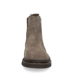 Manfield Taupe suède chelsea boots^Heren Boots