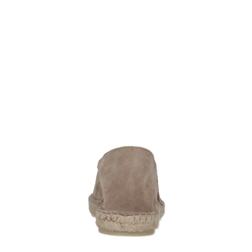 Manfield Taupe suède espadrilles^DAMES Espadrilles