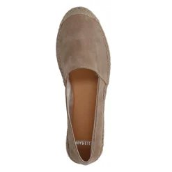 Manfield Taupe suède espadrilles^DAMES Espadrilles