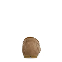 Manfield Taupe suède loafer^Heren Loafers