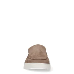 Manfield Taupe suède loafers^Heren Loafers