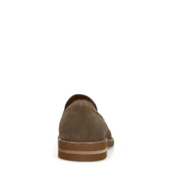 Manfield Taupe suède loafers^Heren Loafers