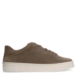 Manfield Taupe suède sneakers^Heren Sneakers