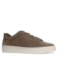 Manfield Taupe suède sneakers^Heren Sneakers