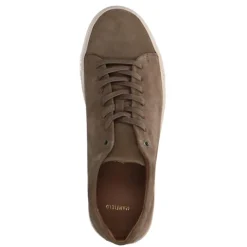 Manfield Taupe suède sneakers^Heren Sneakers