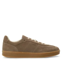Manfield Taupe suède sneakers^Heren Sneakers