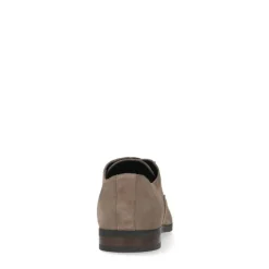 Manfield Taupe suède veterschoenen^Heren Veterschoenen