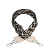 Manfield Verstelbare bag strap met leopard print^ Overig