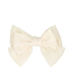 Manfield Witte haarclip met strik^ Haaraccessoires