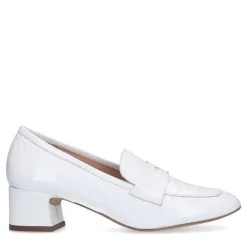 Manfield Witte lakleren pumps^DAMES Pumps