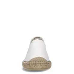 Manfield Witte leren espadrilles^DAMES Espadrilles