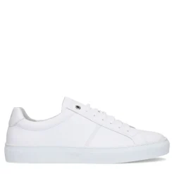 Van Lier Witte leren sneakers^Heren Sneakers