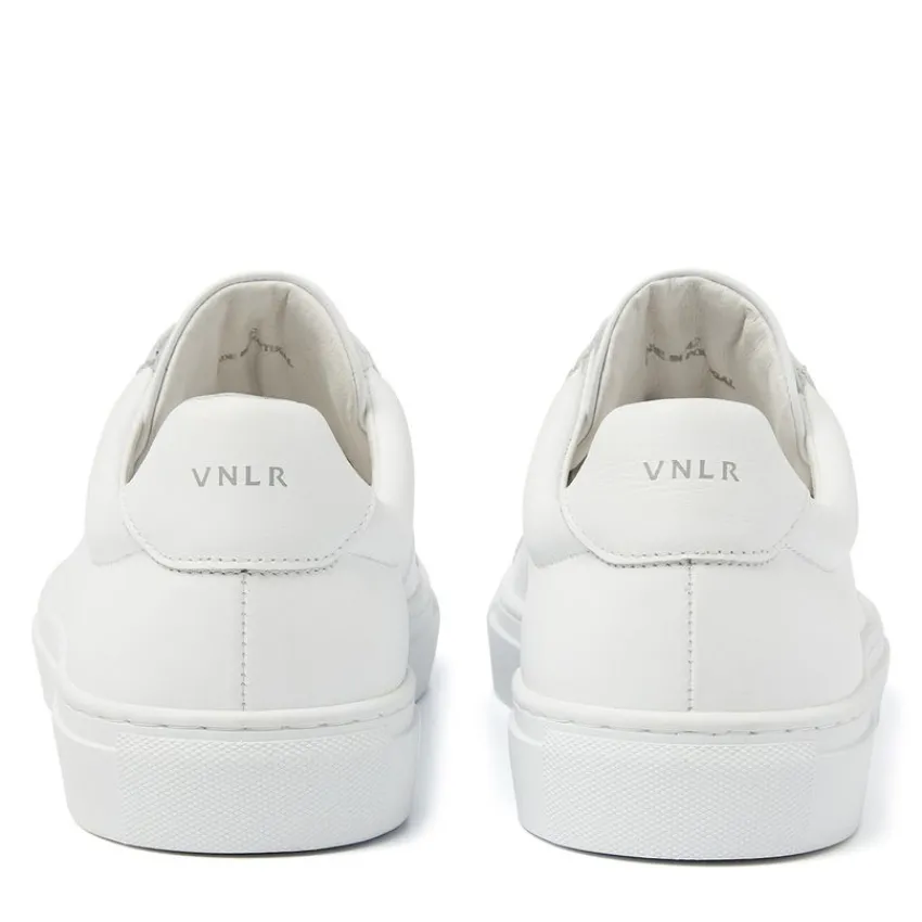 Van Lier Witte leren sneakers^Heren Sneakers