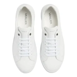 Van Lier Witte leren sneakers^Heren Sneakers