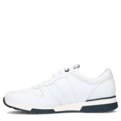Van Lier Witte leren sneakers^Heren Sneakers