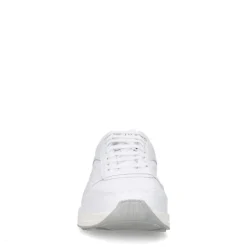 Van Lier Witte leren sneakers^Heren Sneakers