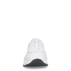 Van Lier Witte leren sneakers^Heren Sneakers