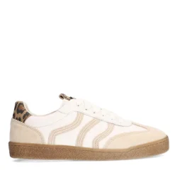 No Stress Witte leren sneakers^DAMES Sneakers