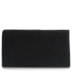 Manfield Zwarte glitter clutch^ Clutches
