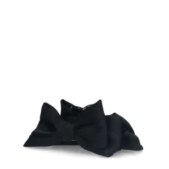 Manfield Zwarte haarklem met strik^ Haaraccessoires