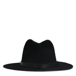 Manfield Zwarte hoed^ Hoeden & Petten