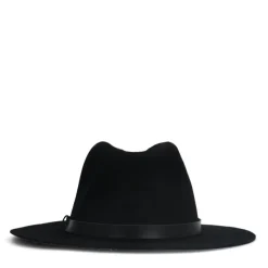 Manfield Zwarte hoed^ Hoeden & Petten