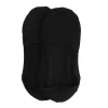 Manfield Zwarte invisible sneaker sokken (2 paar)^ Sokken