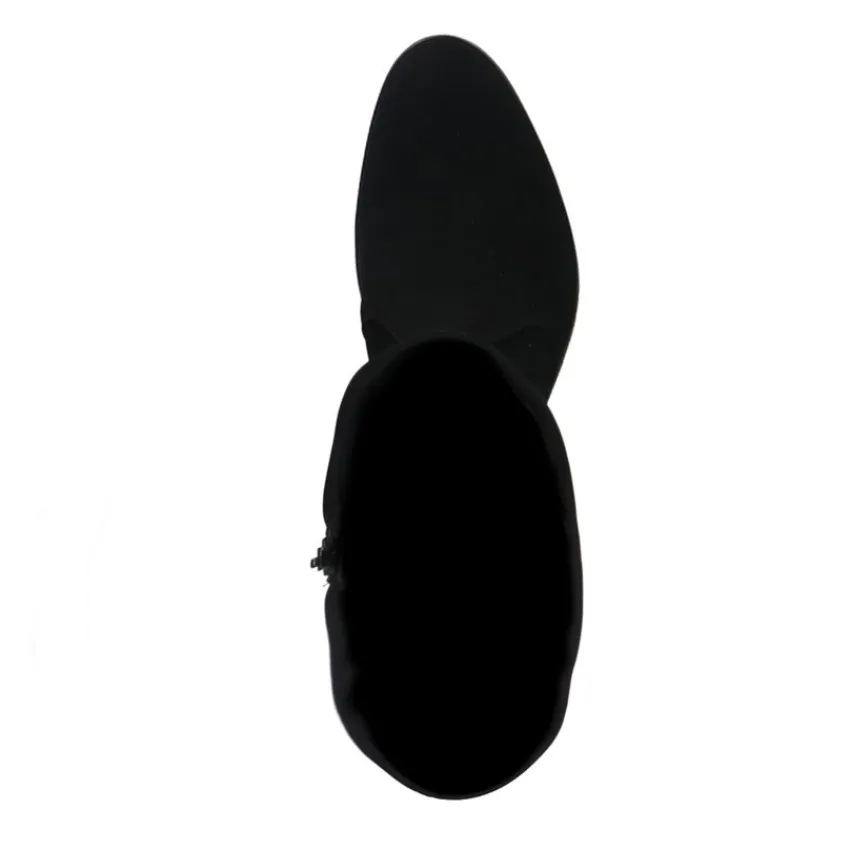 Manfield Zwarte laarzen^DAMES Laarzen