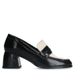 Manfield Zwarte lakleren pumps^DAMES Pumps