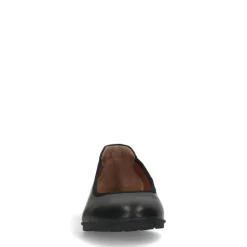 No Stress Zwarte leren ballerina's^DAMES Loafers