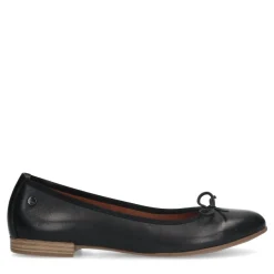No Stress Zwarte leren ballerina's^DAMES Loafers