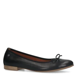 No Stress Zwarte leren ballerina's^DAMES Loafers