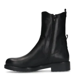 No Stress Zwarte leren chelsea boots^DAMES Enkellaarsjes