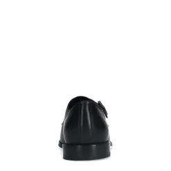 Van Lier Zwarte leren gespschoenen^Heren Gespschoenen