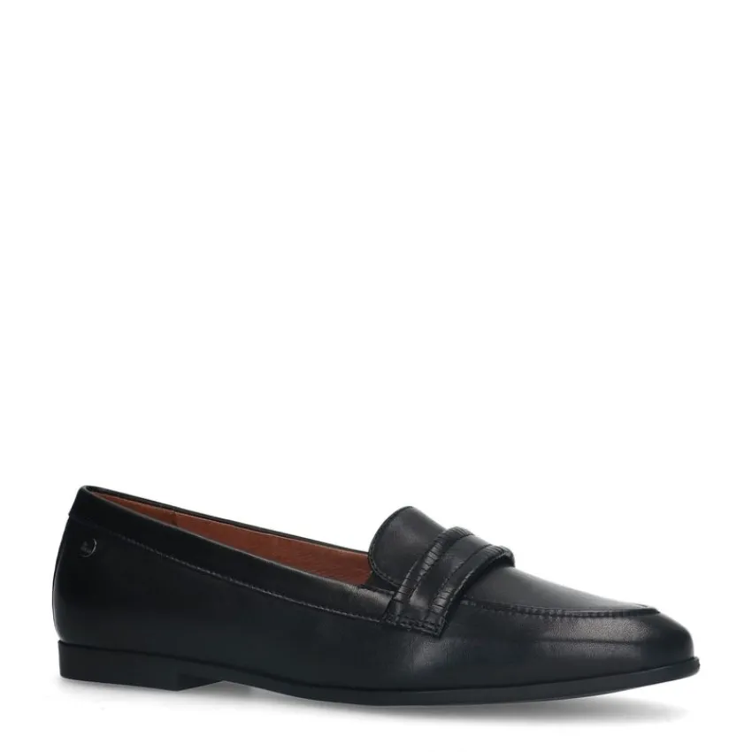 No Stress Zwarte leren loafers^DAMES Loafers