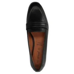 No Stress Zwarte leren loafers^DAMES Loafers