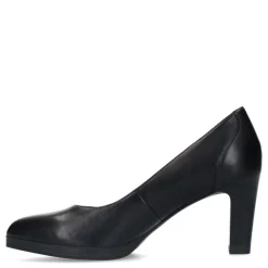 No Stress Zwarte leren pumps^DAMES Pumps