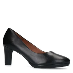 No Stress Zwarte leren pumps^DAMES Pumps