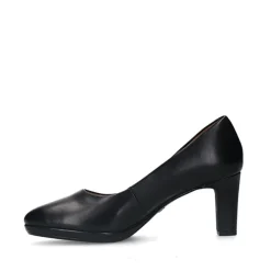 No Stress Zwarte leren pumps^DAMES Pumps