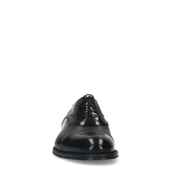 Heritage Zwarte leren veterschoenen^Heren Veterschoenen