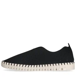 Manfield Zwarte loafers^DAMES Loafers