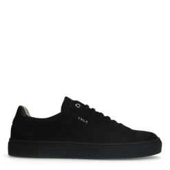 Van Lier Zwarte nubuck sneakers^Heren Sneakers