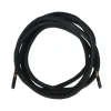 Manfield Zwarte schoenveters waxed (90 cm)^ Overig