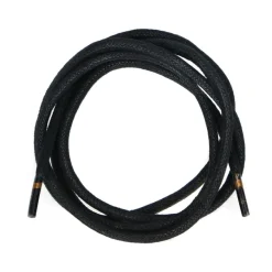 Manfield Zwarte schoenveters waxed (90 cm)^ Overig