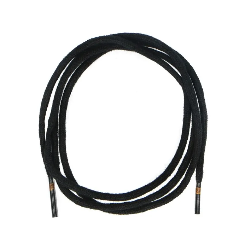 Manfield Zwarte schoenveters waxed (90 cm)^ Overig